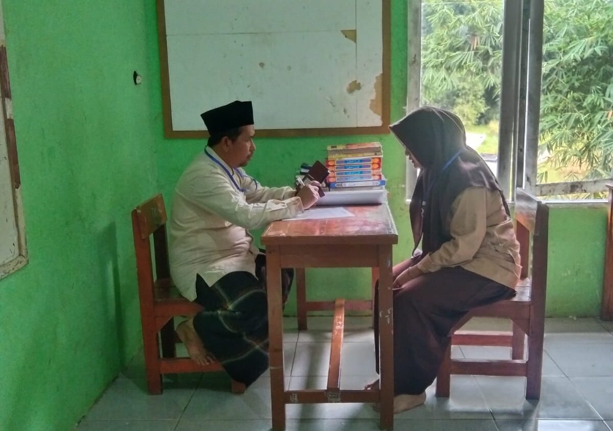 Salah satu Peserta ketika Ujian Lisan berlangsung